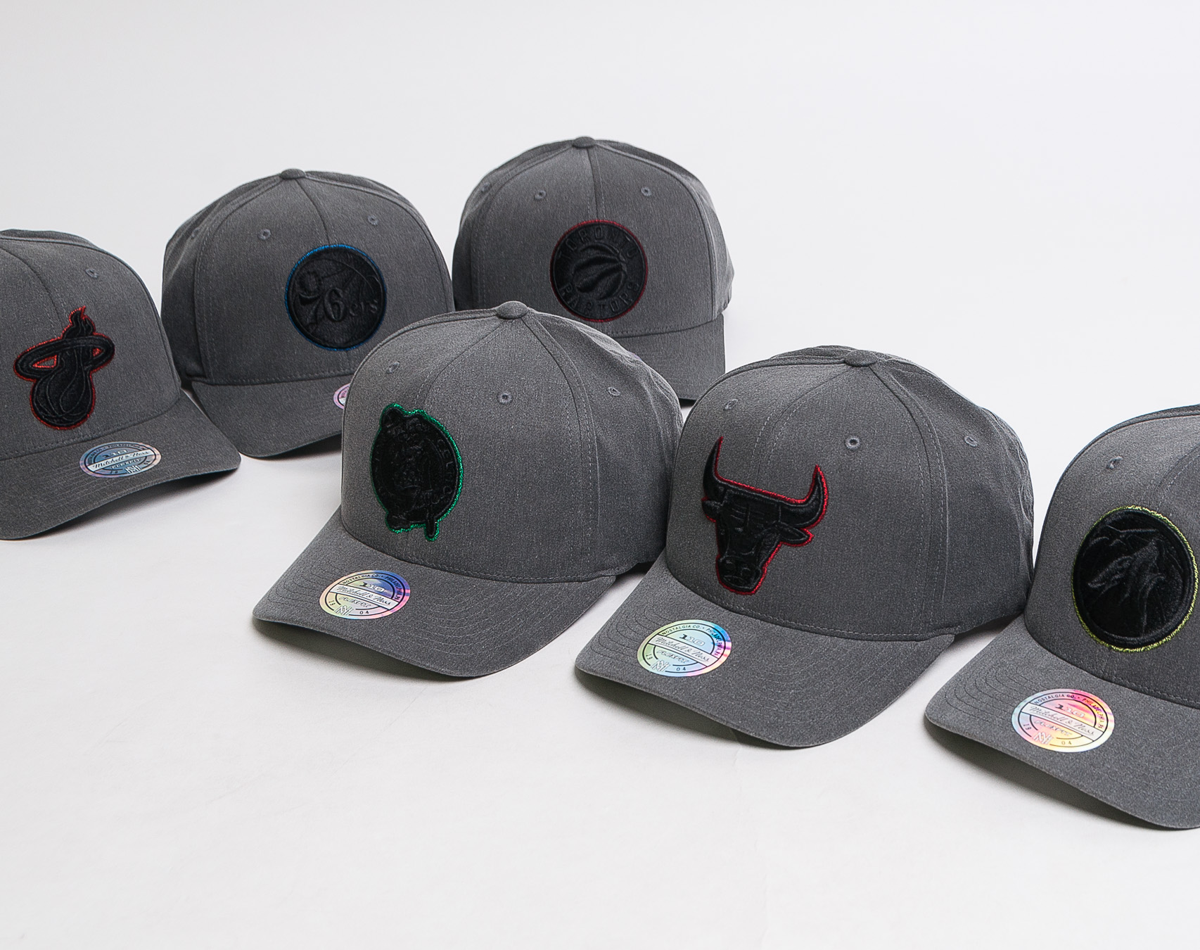 Kšiltovka Mitchell & Ness Boston Celtics Washed Denim Green Snapback