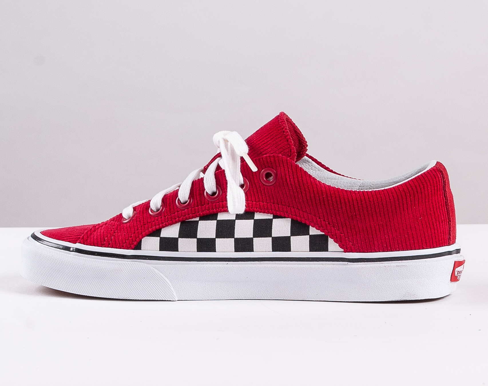 Boty VANS Lampin Checker/Cord Scooter/True White