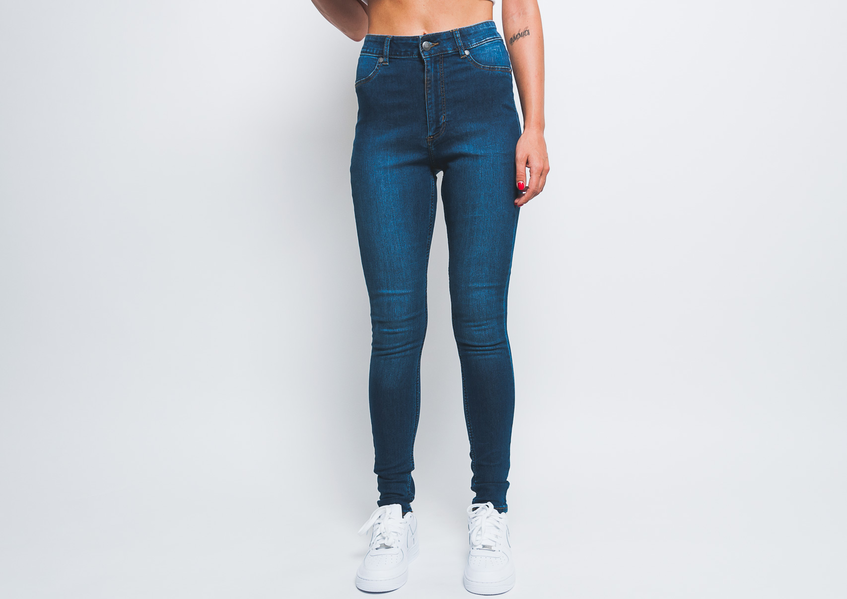 Dámské Kalhoty Cheap Monday High Spray Dim Blue