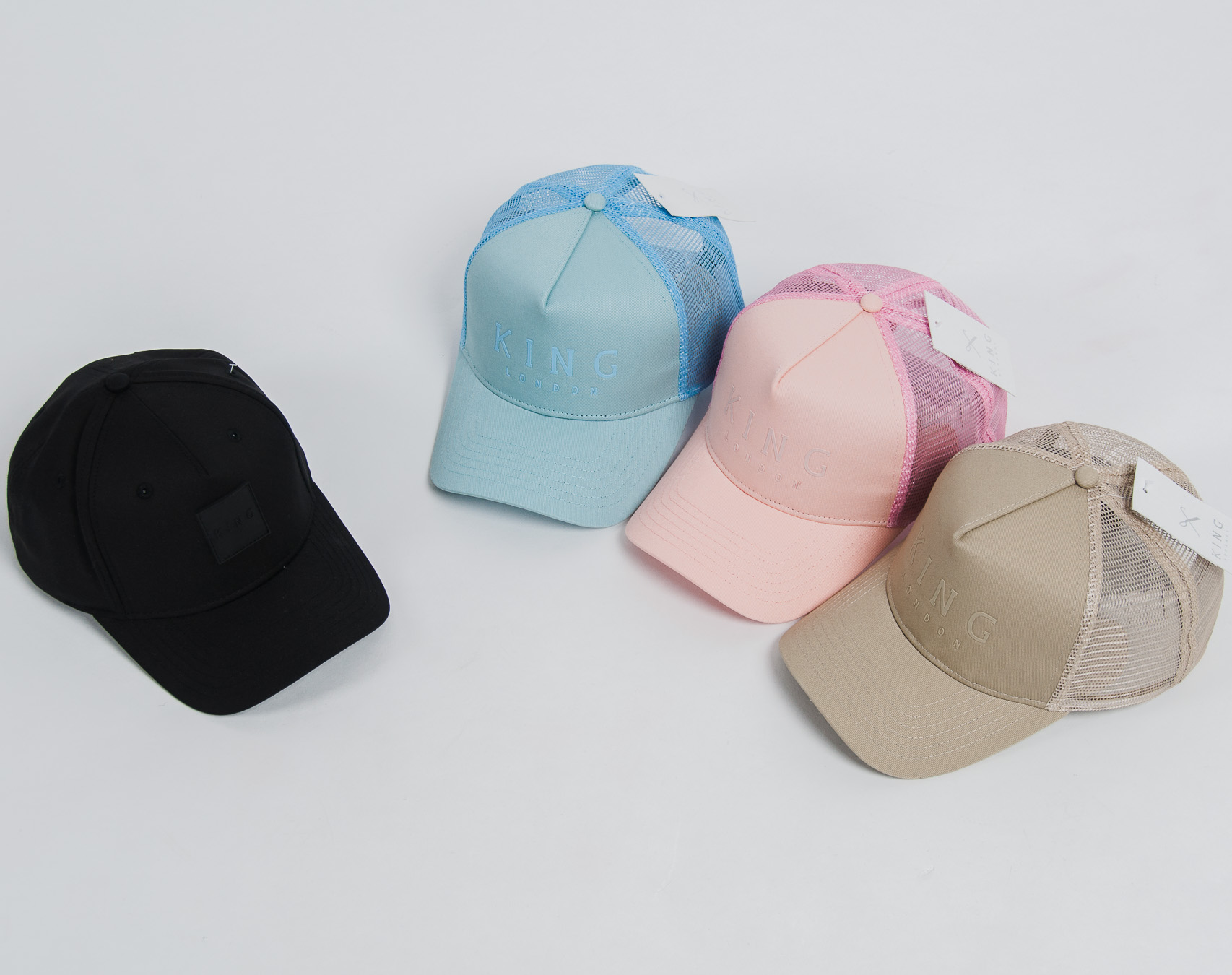 Kšiltovka King Apparel Poplar Trucker Blush Snapback