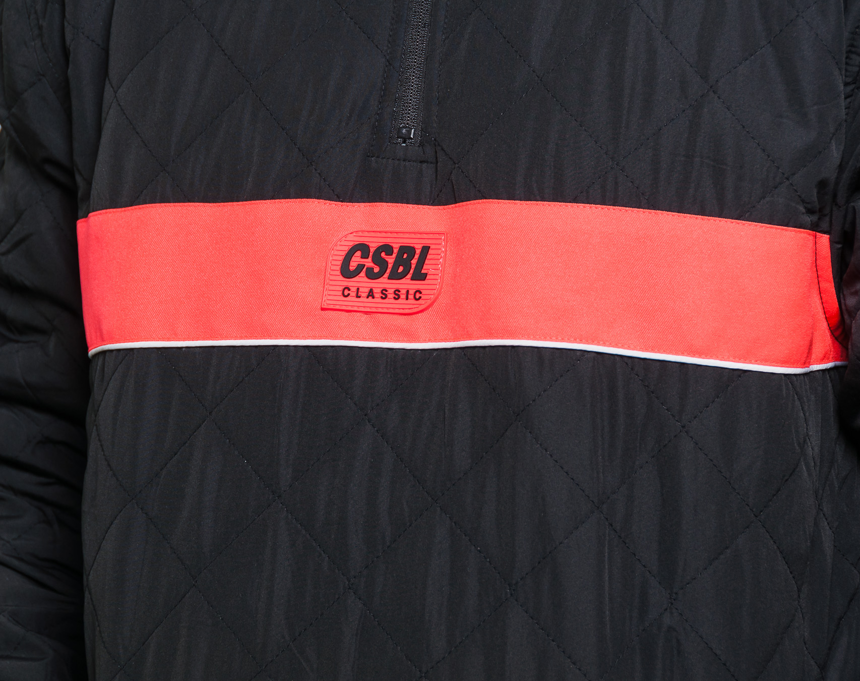 Bunda pánská Cayler & Sons CSBL CSBLSET Half Zip Jacket Black/Lazerred