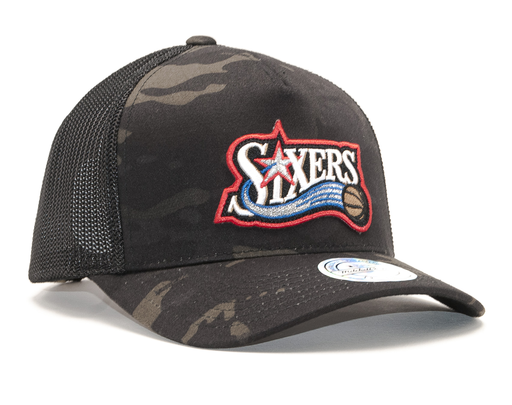 Kšiltovka Mitchell & Ness Philadelphia 76ers Multicam 293 Snapback