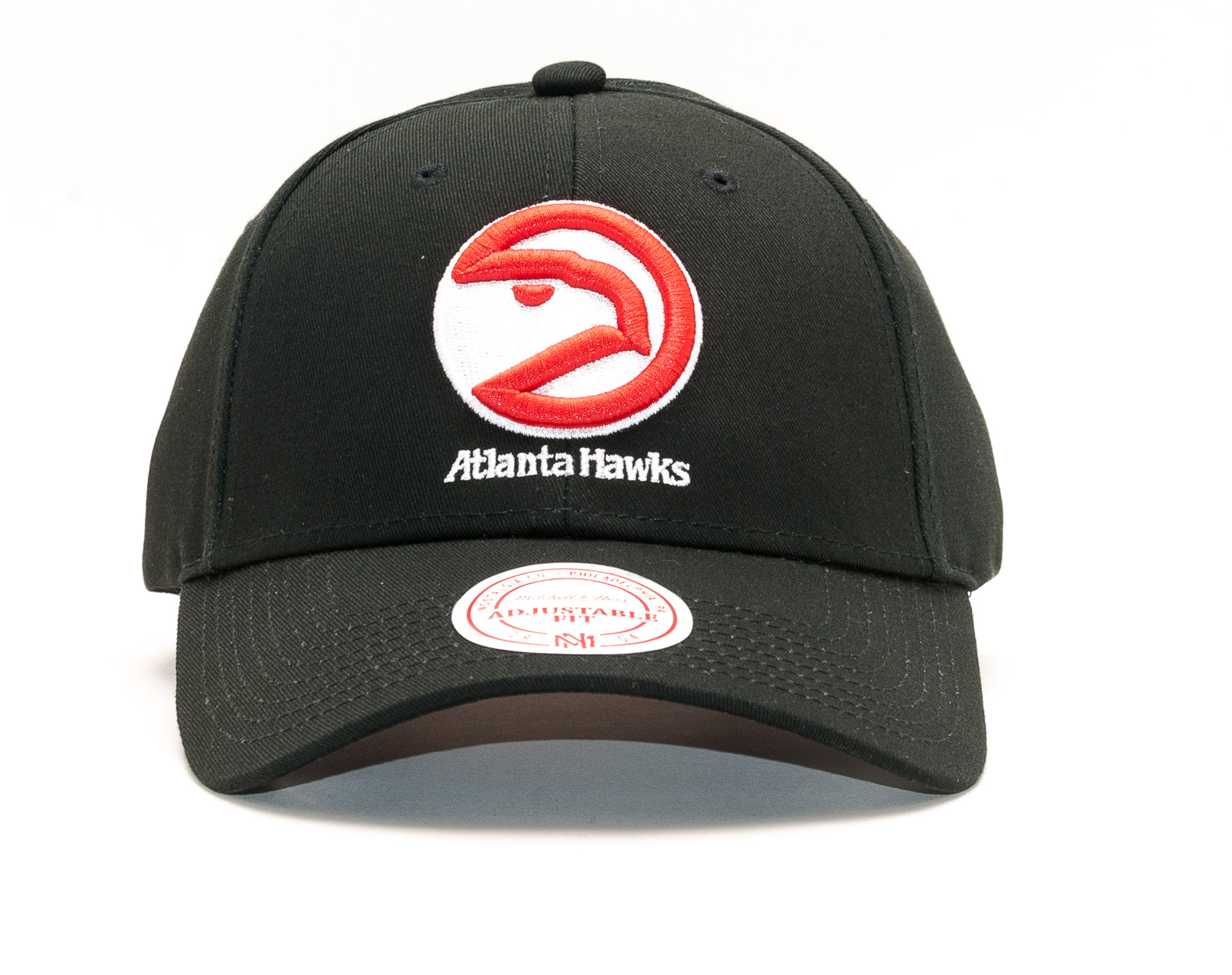 Kšiltovka Mitchell & Ness Team Logo Low Pro Atlanta Hawks Black Snapback