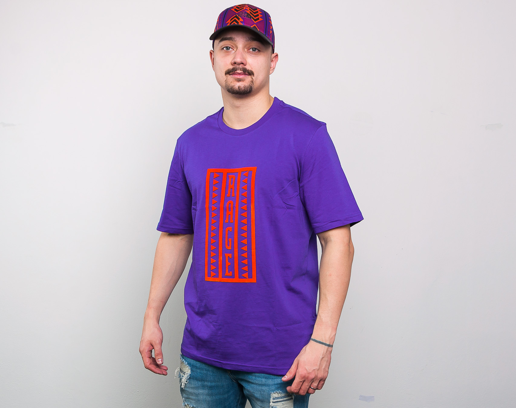 Triko The North Face SS 92 Retro Raged Tee Lapis Blue