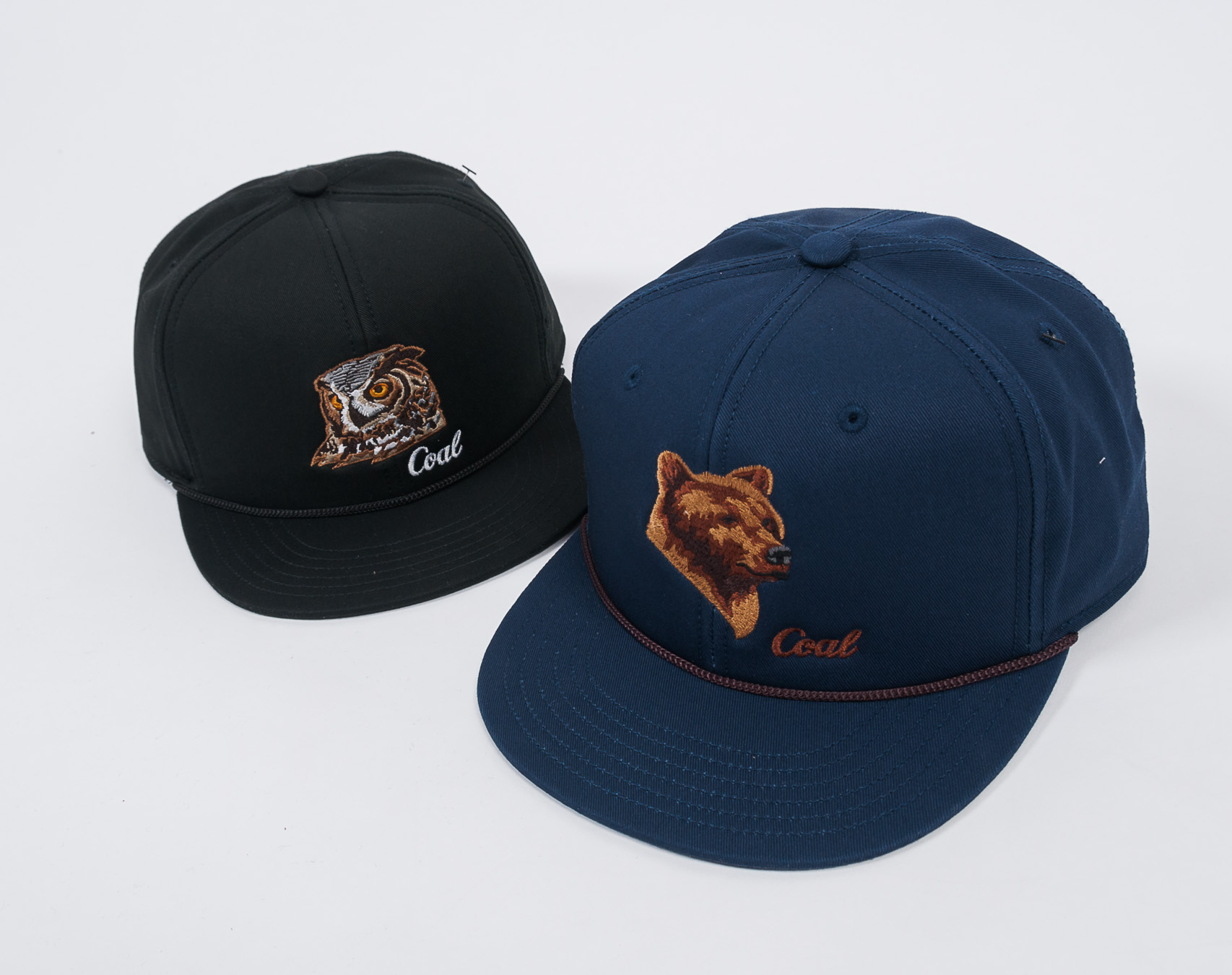 Kšiltovka Coal The Wilderness SP Owl Black Snapback