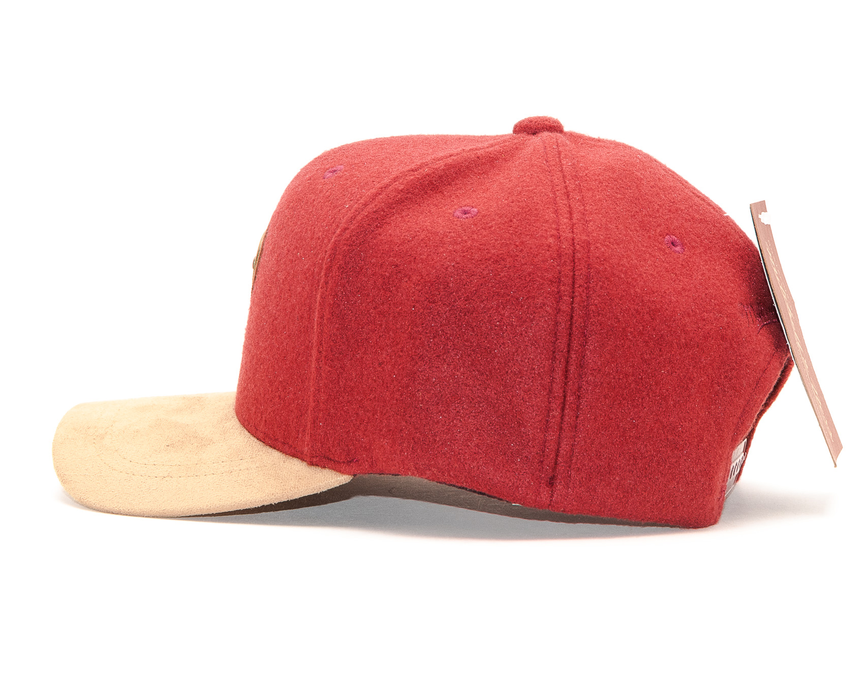 Kšiltovka Mitchell & Ness Cleveland Cavaliers Hardwood Classic Melton Oval Red Snapback