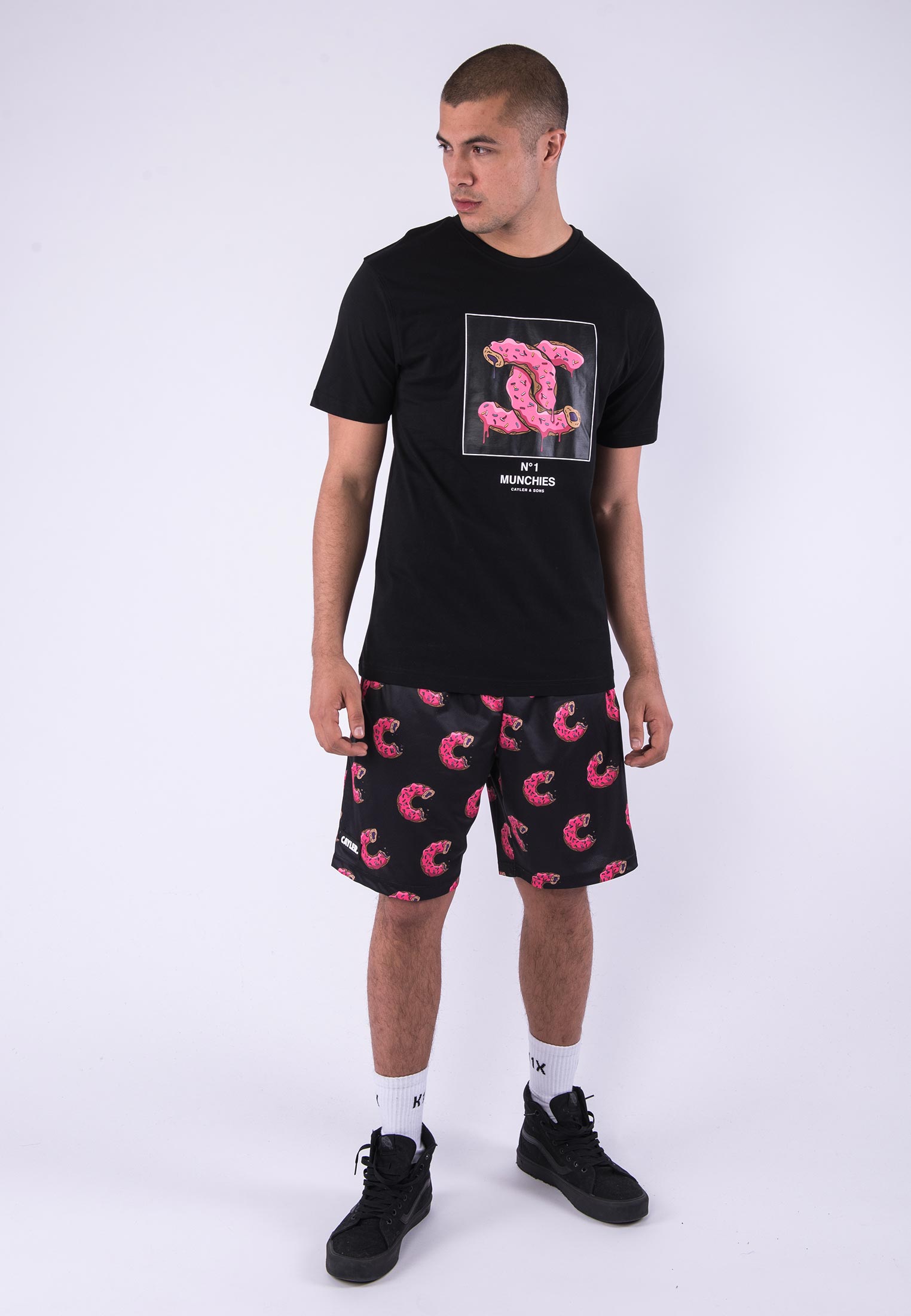 Triko Cayler & Sons WL Munchel Tee Black/MC