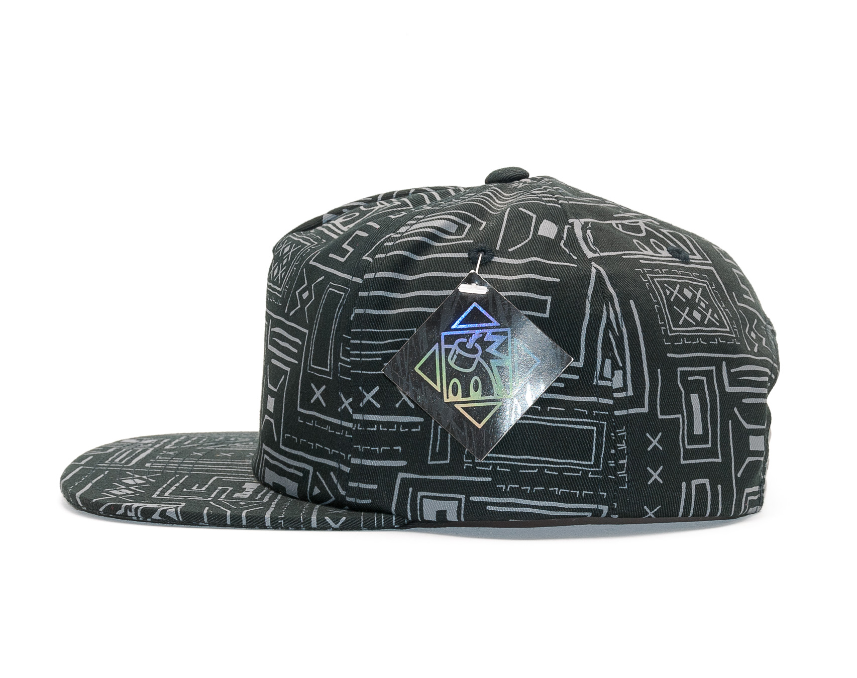 Kšiltovka The Hundreds Geometric Black Snapback