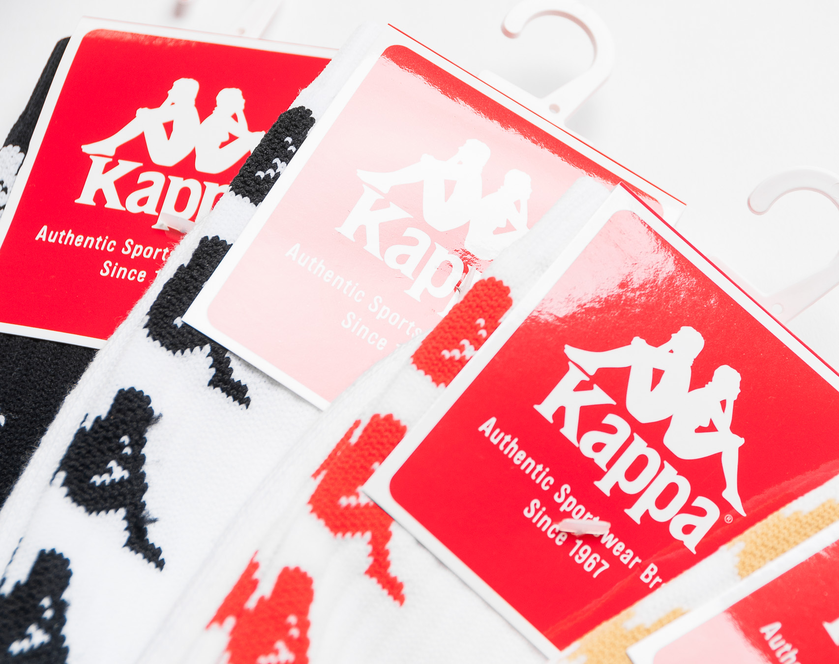 Ponožky Kappa Authentic Amal White/Black