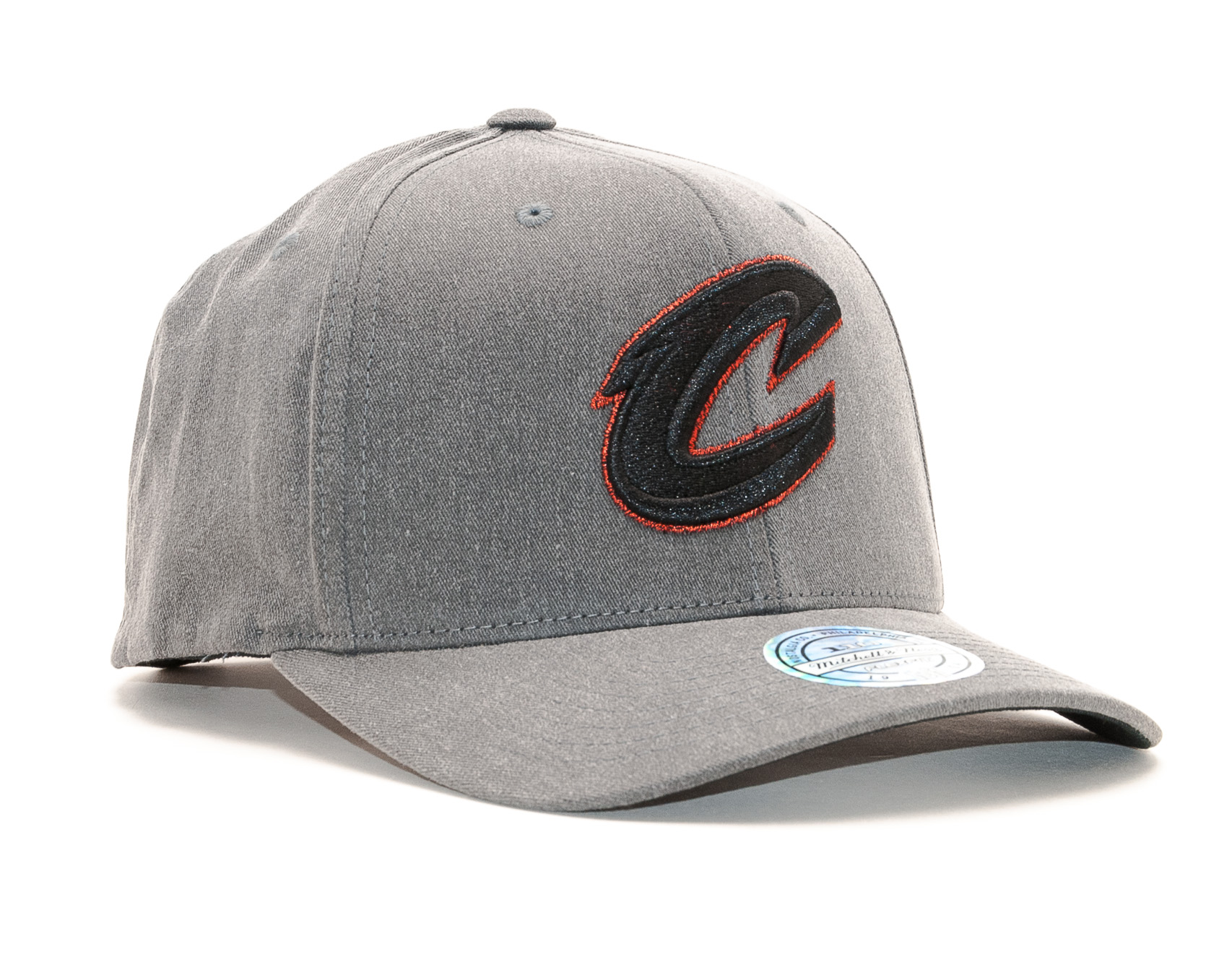 Kšiltovka Mitchell & Ness Cleveland Cavaliers Washed Denim Orange Snapback