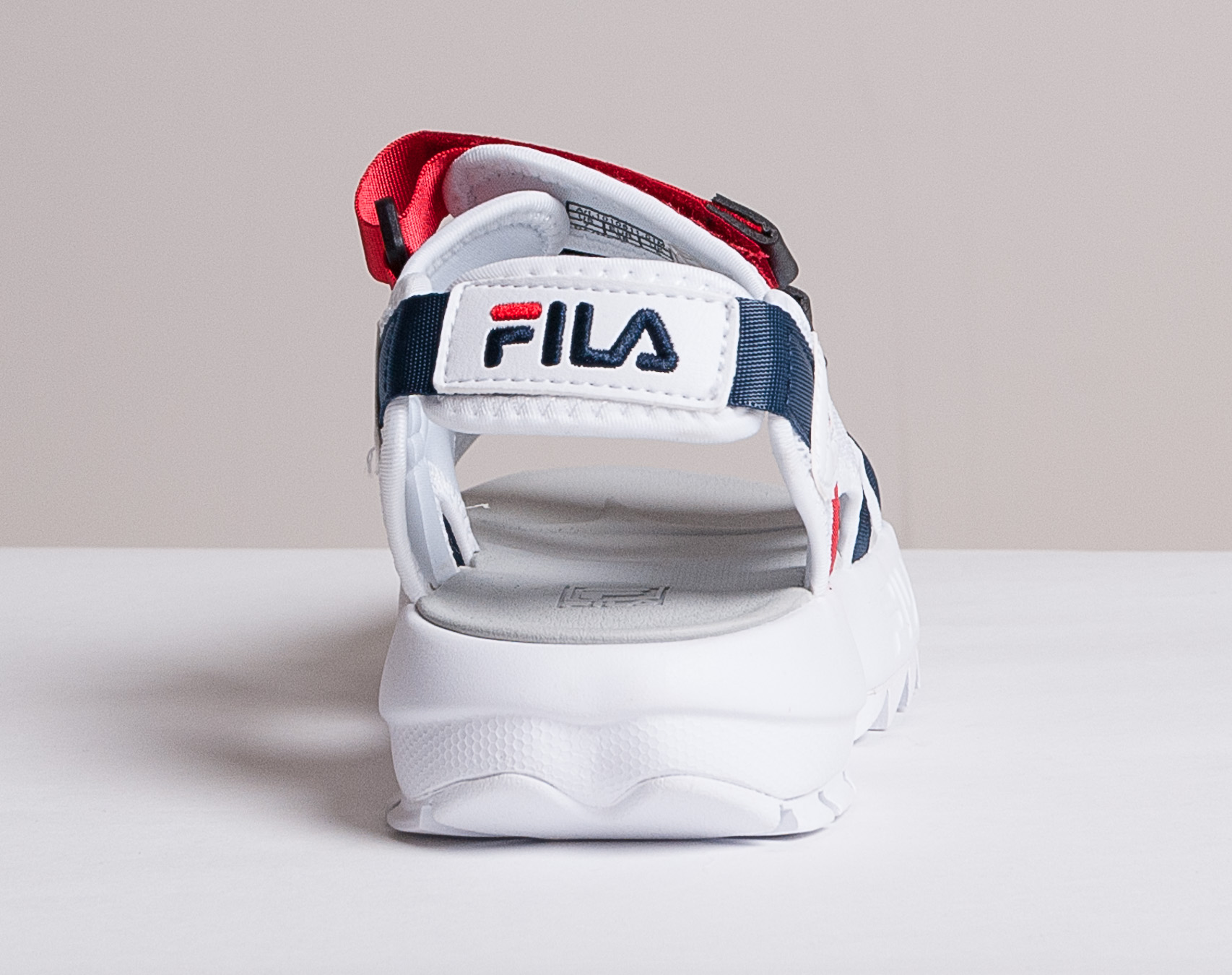Dámské Sandály FILA Disruptor Sandal White/Navy/Red 1010611 01M