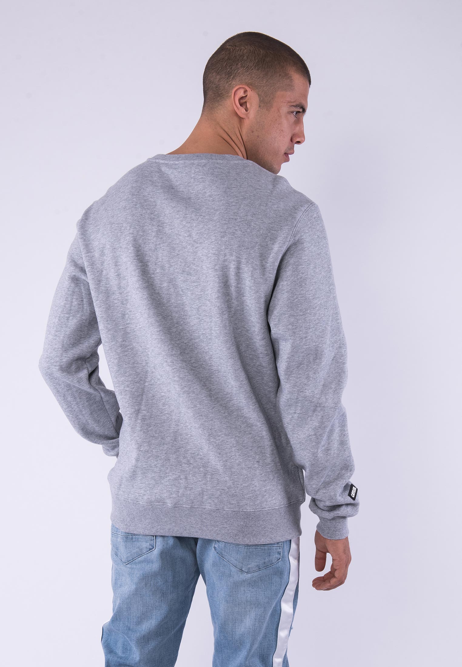 Mikina Cayler & Sons WL Crowned Crewneck Heather Grey/MC