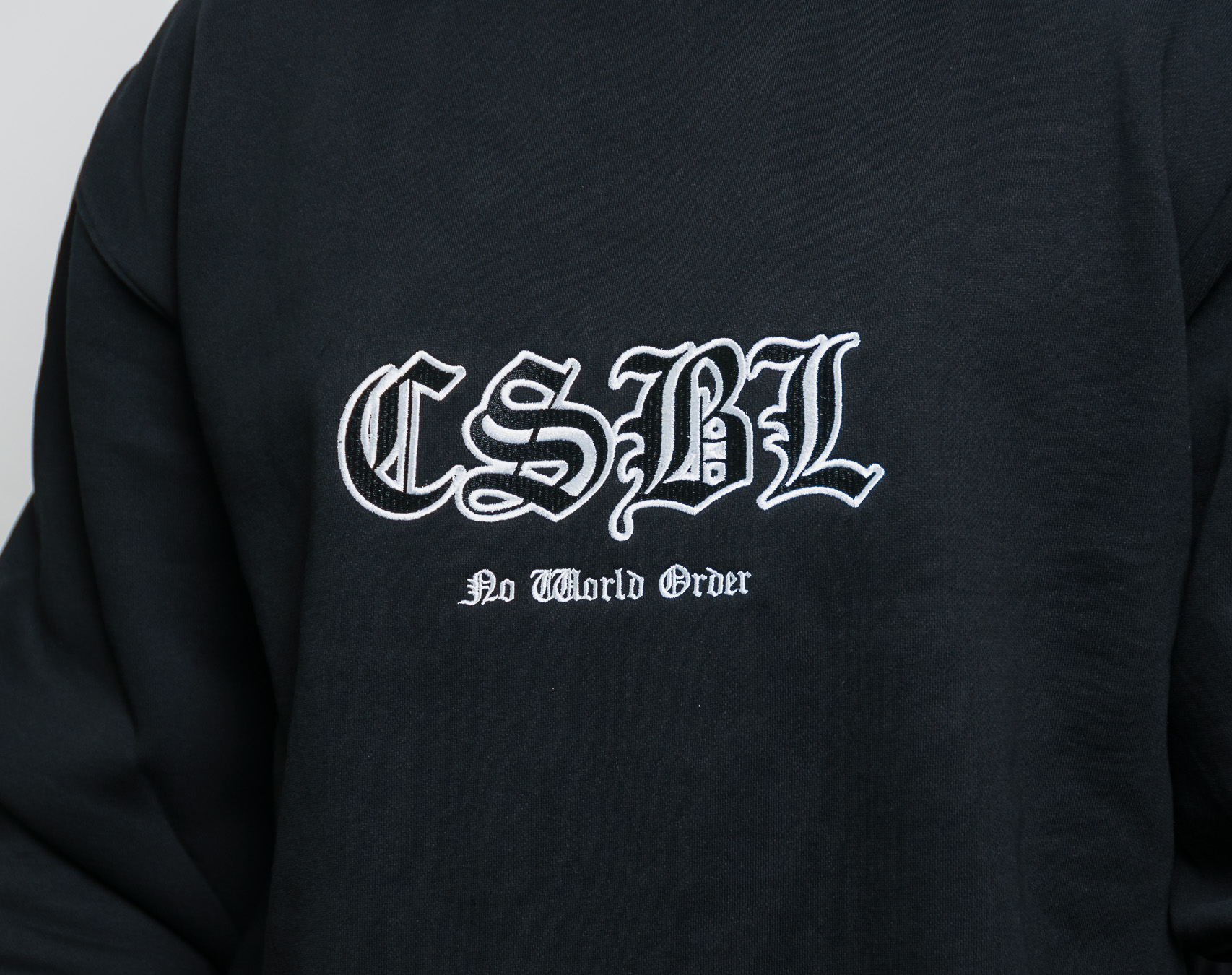 Mikina Cayler & Sons CSBL Arise Crewneck Black/White