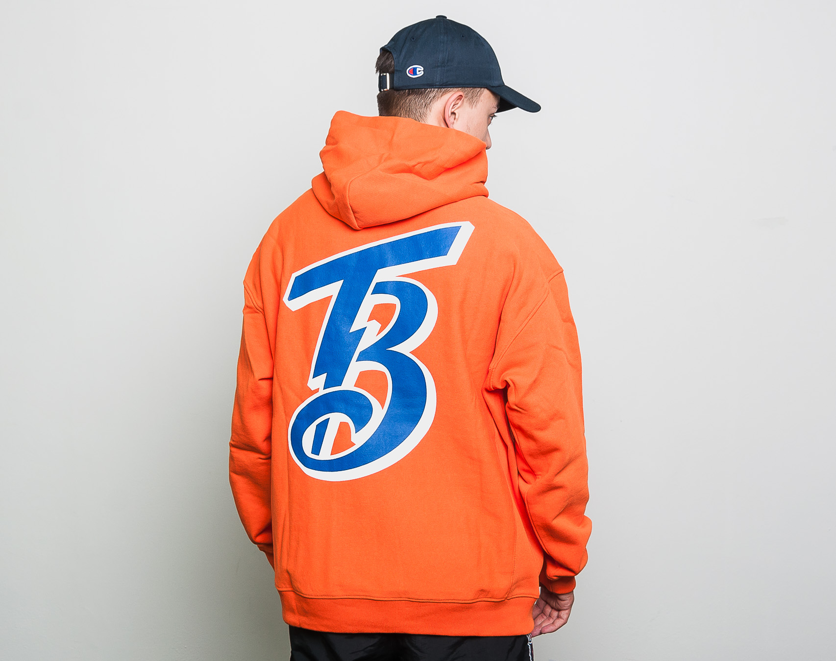 Mikina Champion Tokyo Beams Hooded Sweatshirt Orange
