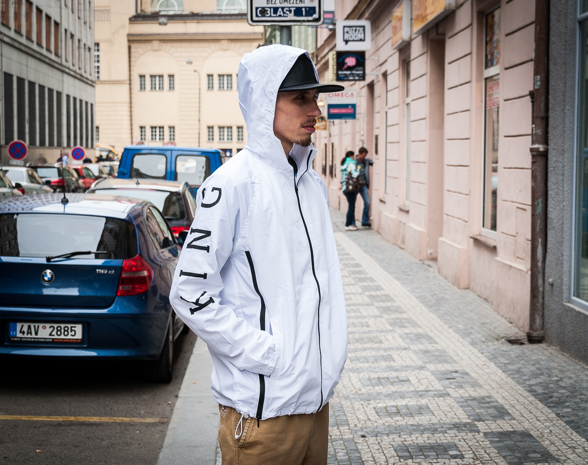 Bunda pánská King Apparel Aesthetic Shell White
