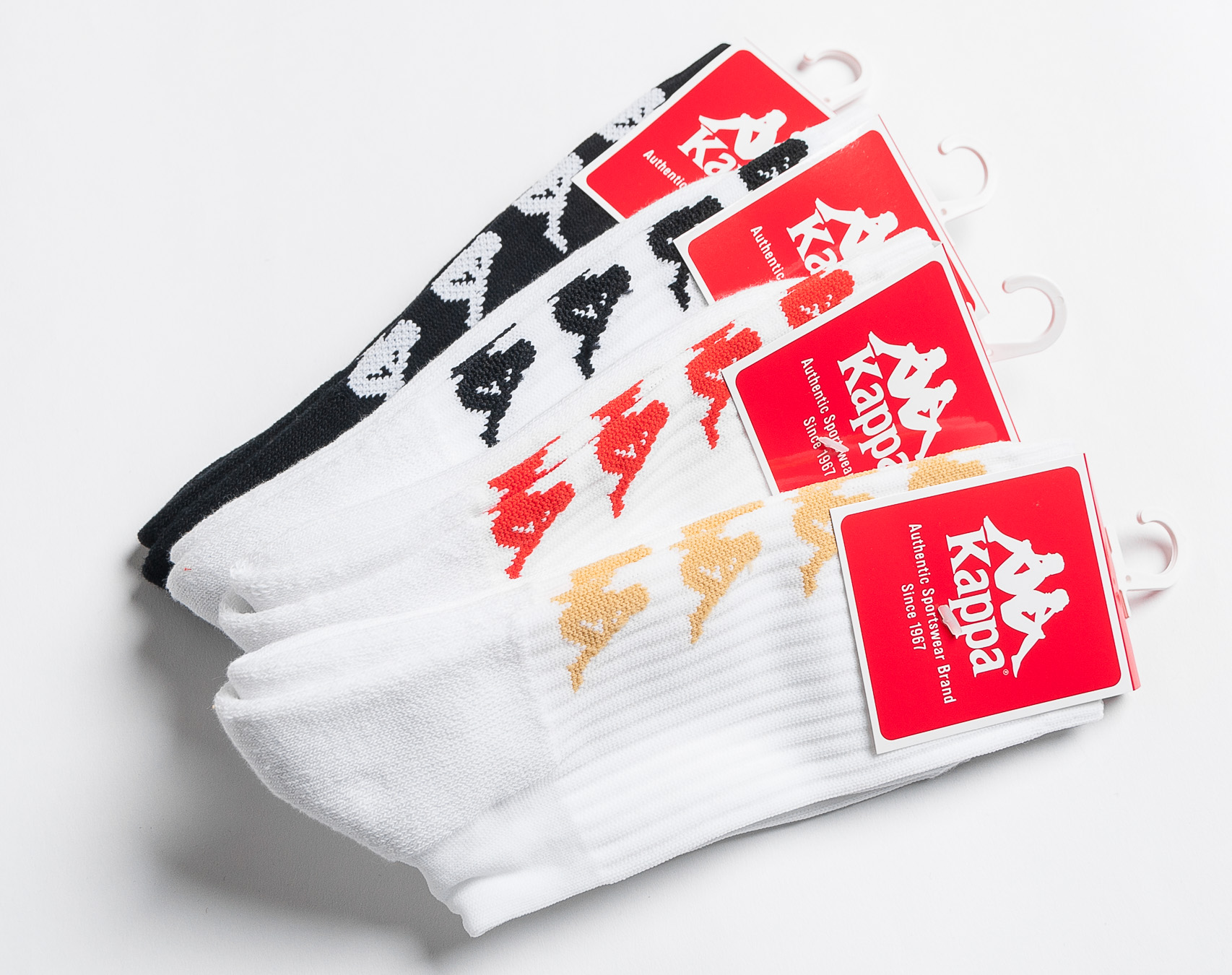 Ponožky Kappa Authentic Amal White/Black