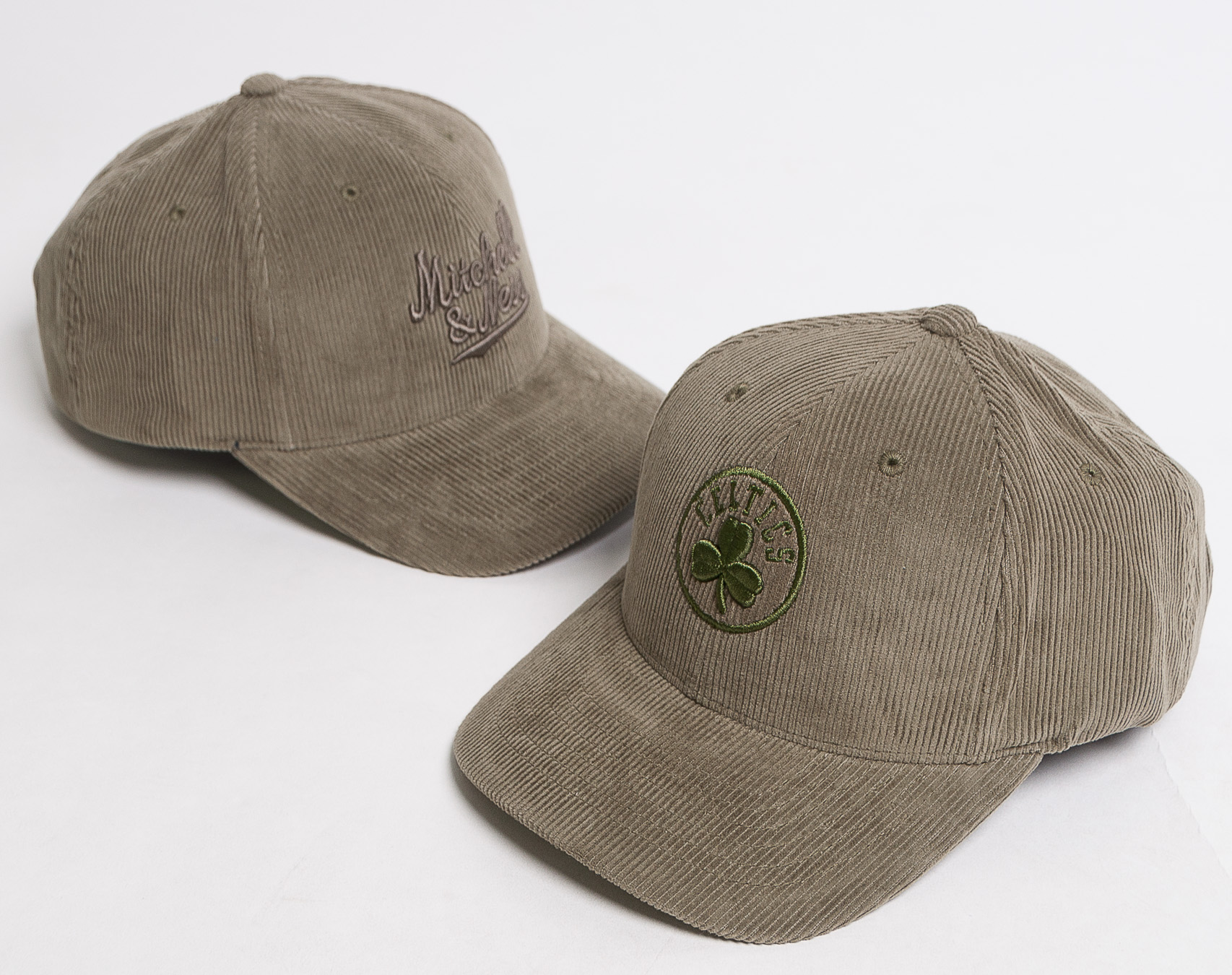 Kšiltovka Mitchell & Ness Cord Hiking Green Snapback