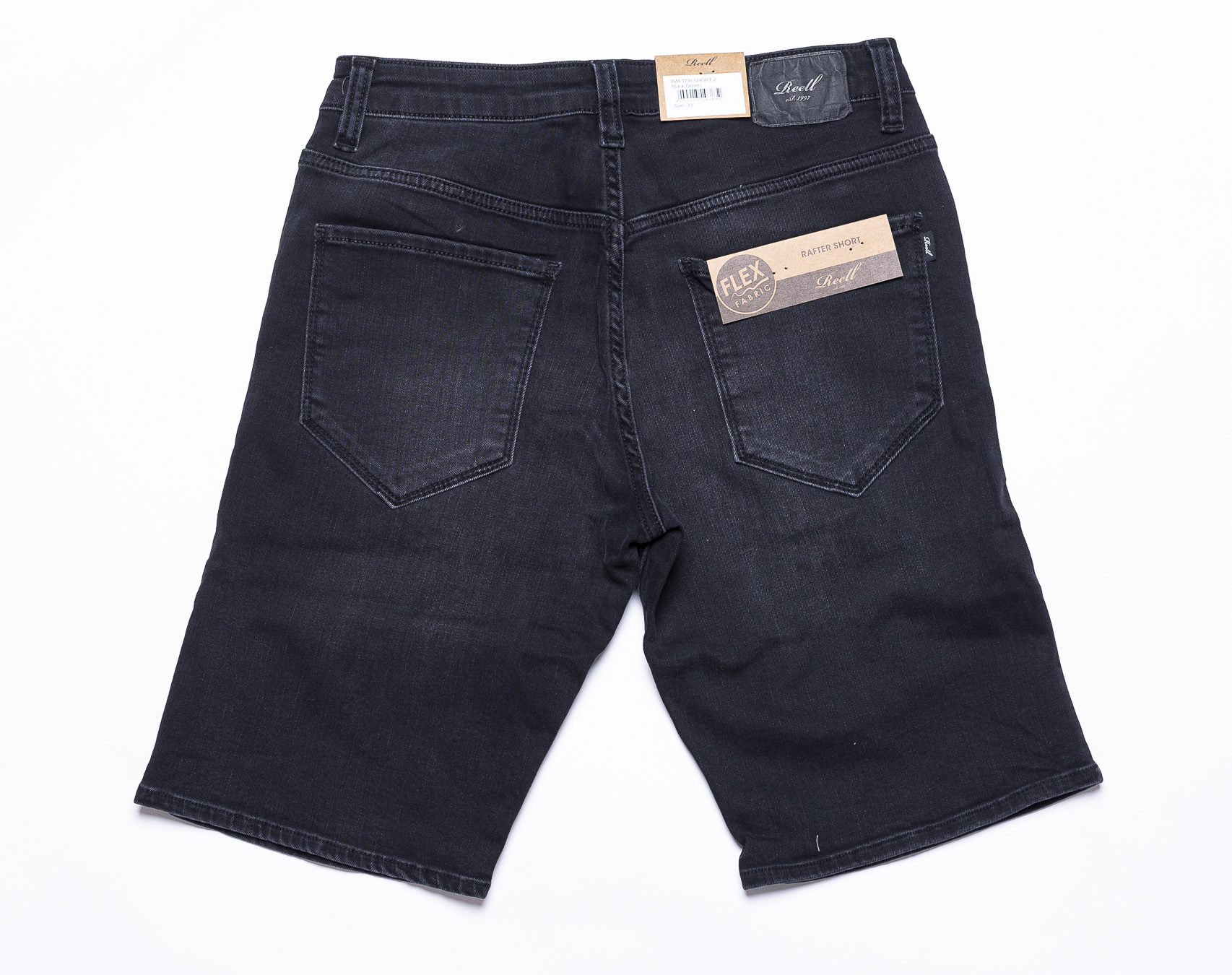 Kraťasy REELL Rafter 2 Black Denim 1201-007 S17