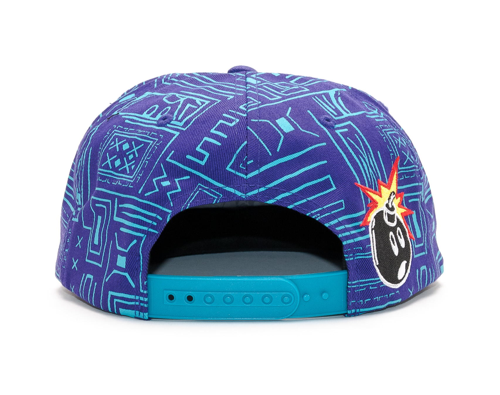 Kšiltovka The Hundreds Geometric Purple Snapback