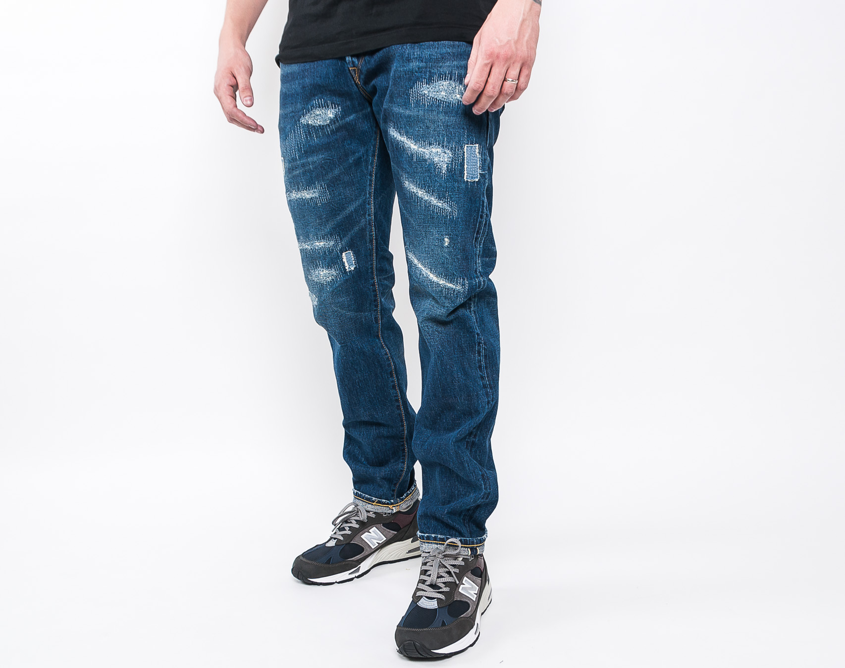Kalhoty Edwin Classic Regular Tapered Rainbow Selvage Japan Denim 13oz Remake