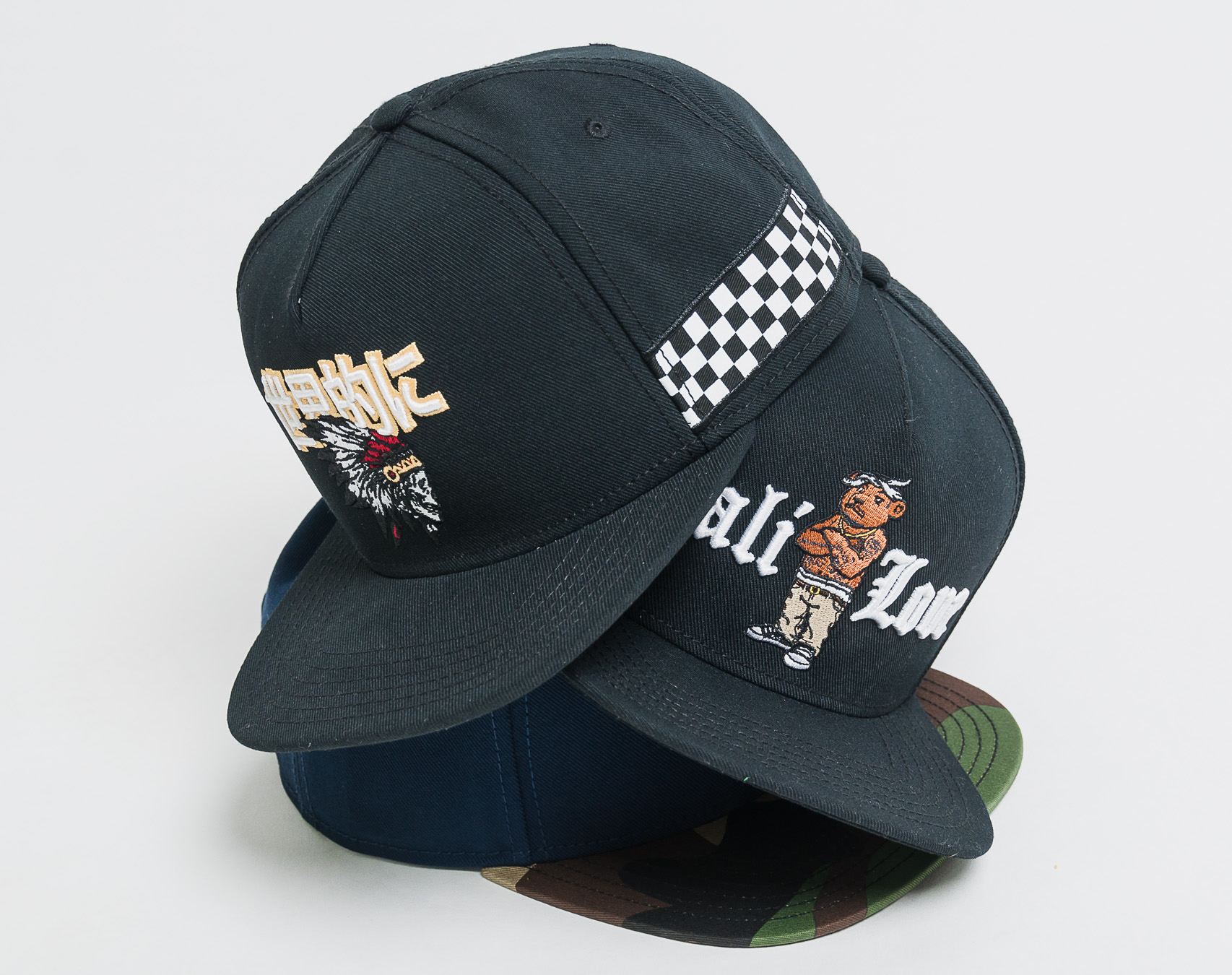 Kšiltovka Cayler & Sons Downtown Black/White Snapback